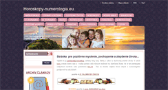 Desktop Screenshot of horoskopy-numerologia.eu